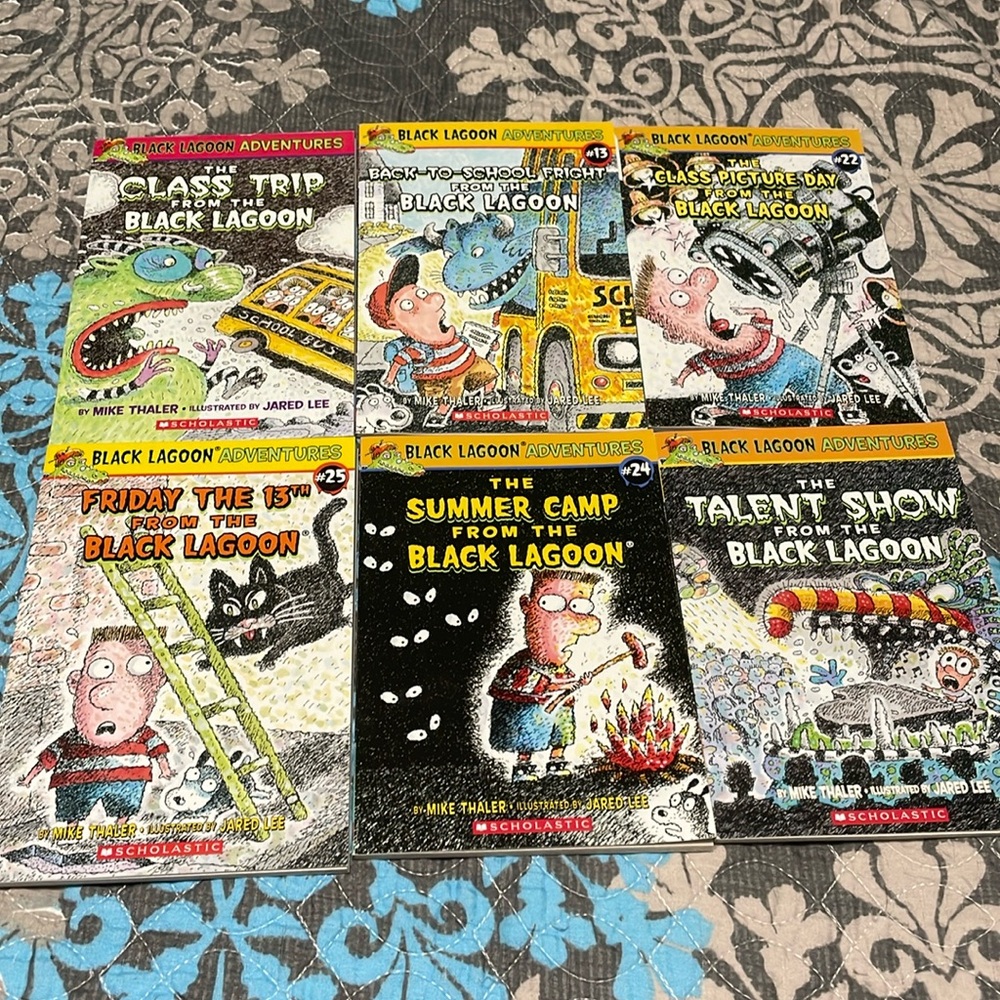 Lot of 6 Black Lagoon Books